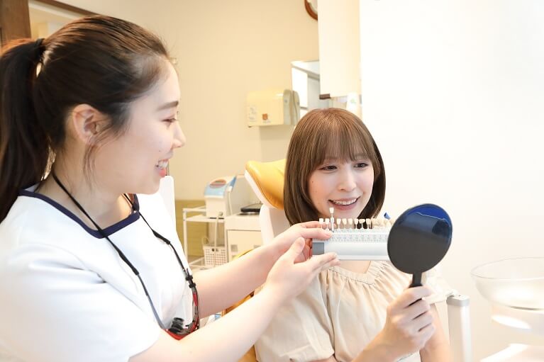 白く、健康的な口元を実現する「ホワイトニング」