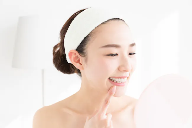 歯周病を治療した女性